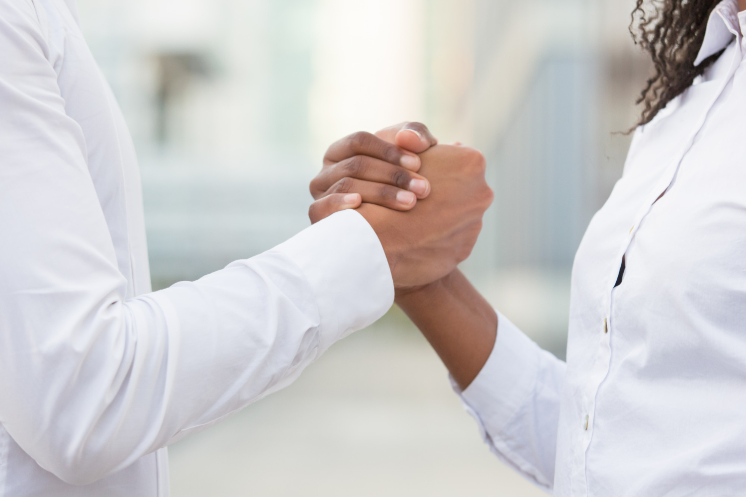 Healthcare professional with patient